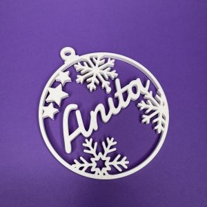 2d weihnachtskugel – personalisiert
